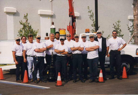 Group photo of lift station employees