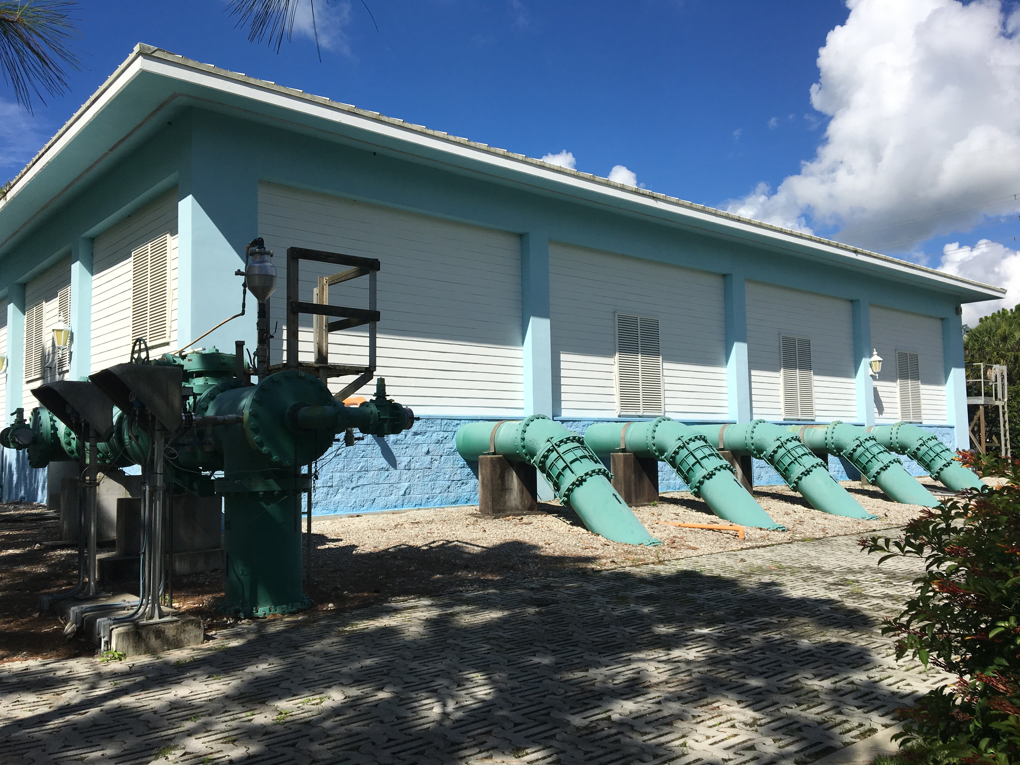 Exterior of Glades Wastewater Booster Pump Station