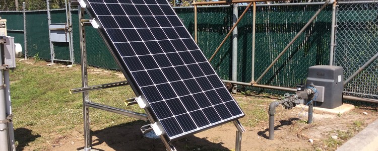 Solar system to power critical lift stations
