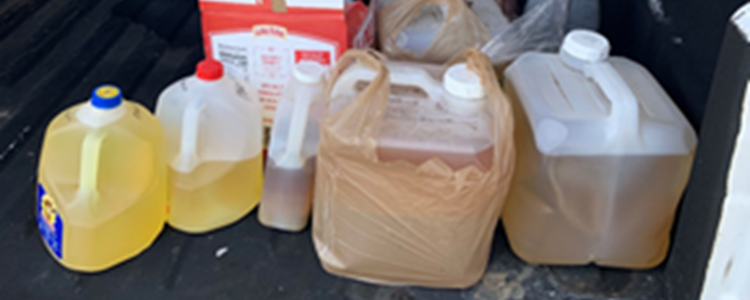Dispose of household fats, oil, and grease on Oct. 23