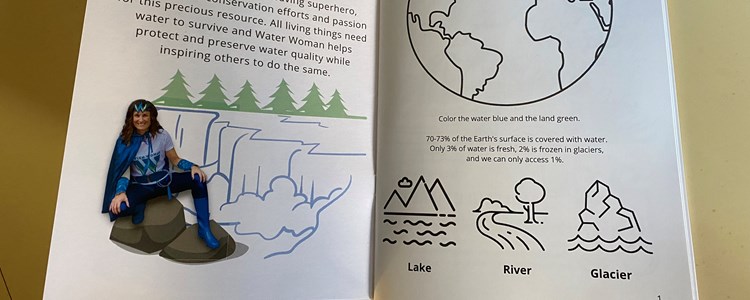 Lasso the new Water Woman activity book
